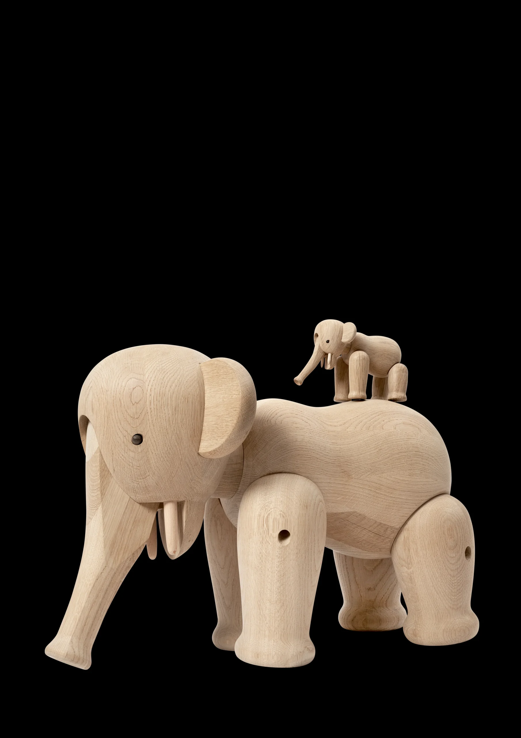 Sale Elefant XXL i træ fra serien Masterpieces Træfigurer & Skulpturer