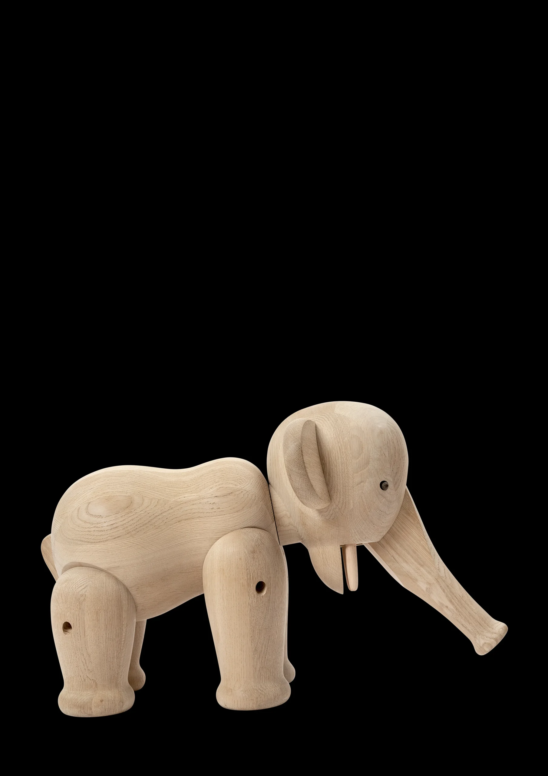 Sale Elefant XXL i træ fra serien Masterpieces Træfigurer & Skulpturer