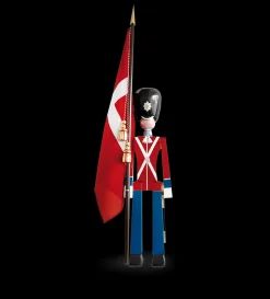 Discount Fanebærer stor i rød fra serien Figurines Træfigurer & Skulpturer
