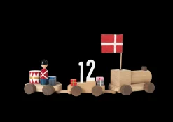 Outlet Fødselsdagstog Dansk i træ fra serien Figurines Træfigurer & Skulpturer|Fødselsdag