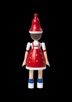 Outlet Jule Lise H17,5 i rød fra serien Figurines Træfigurer & Skulpturer