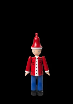Clearance Jule Ole H17.5 i rød fra serien Figurines Træfigurer & Skulpturer