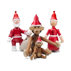 Nissehue mini i rød fra serien Figurines Træfigurer & Skulpturer