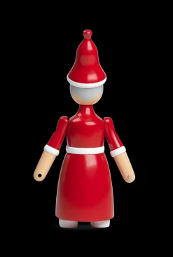 Outlet Nissemor H19.5 cm i rød fra serien Figurines Træfigurer & Skulpturer