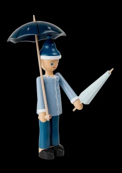 Best Ole Lukøje H21 i blå fra serien Figurines Træfigurer & Skulpturer