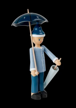 Best Ole Lukøje H21 i blå fra serien Figurines Træfigurer & Skulpturer