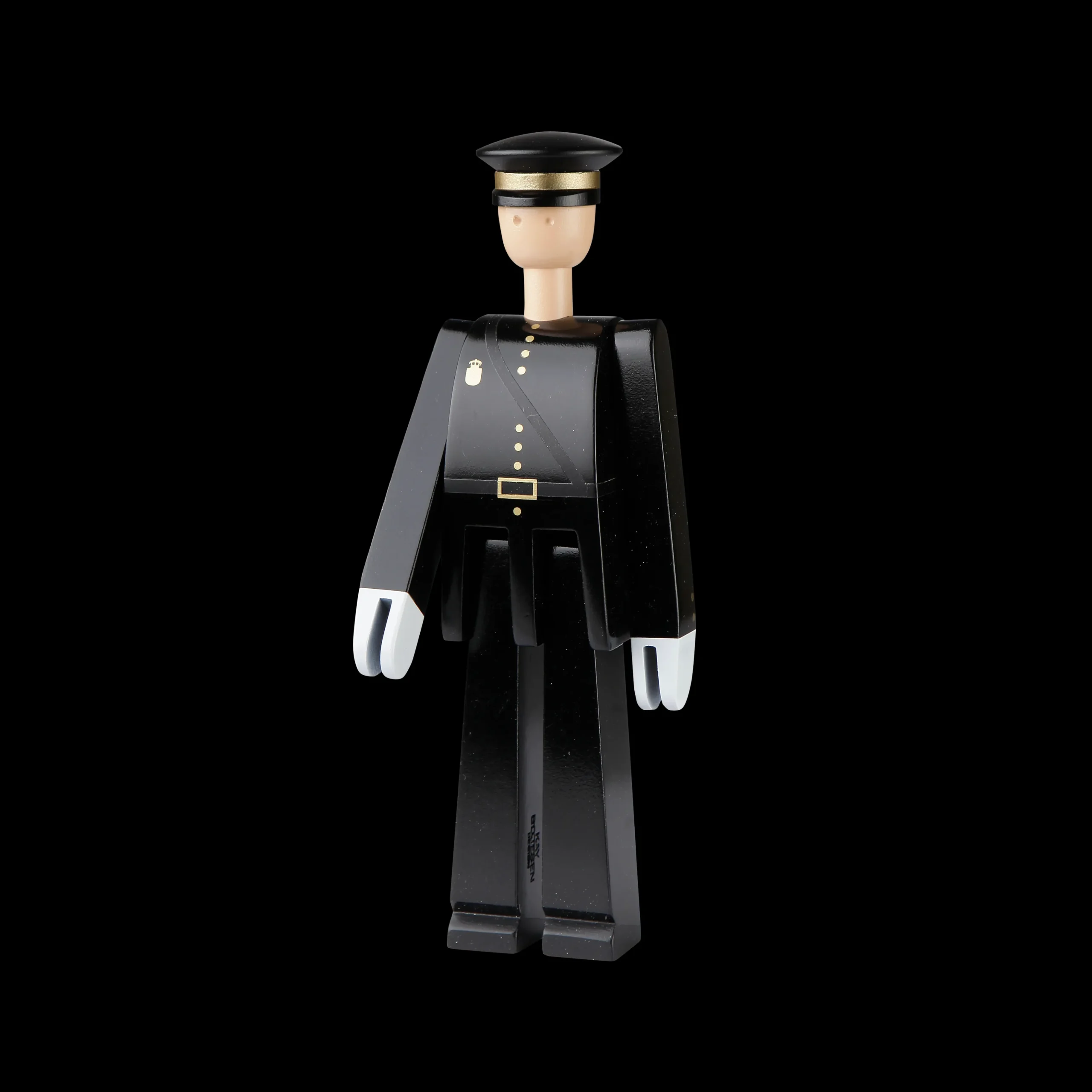 Sale Politimand H20 cm i sort fra serien Figurines Træfigurer & Skulpturer