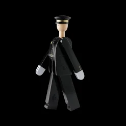 Sale Politimand H20 cm i sort fra serien Figurines Træfigurer & Skulpturer