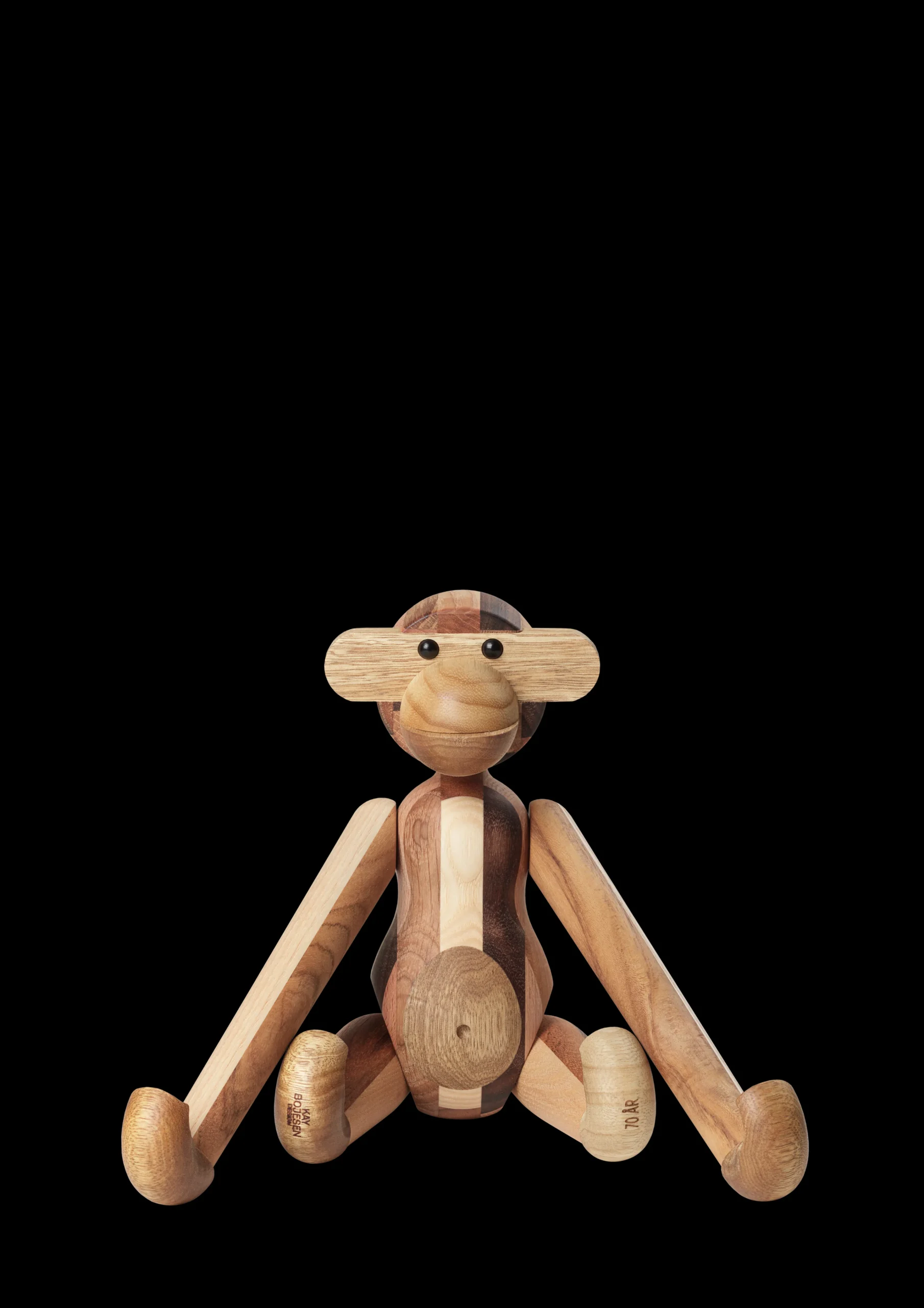 Online Reworked jubilæum Abe mellem i træ | Køb her Træfigurer & Skulpturer