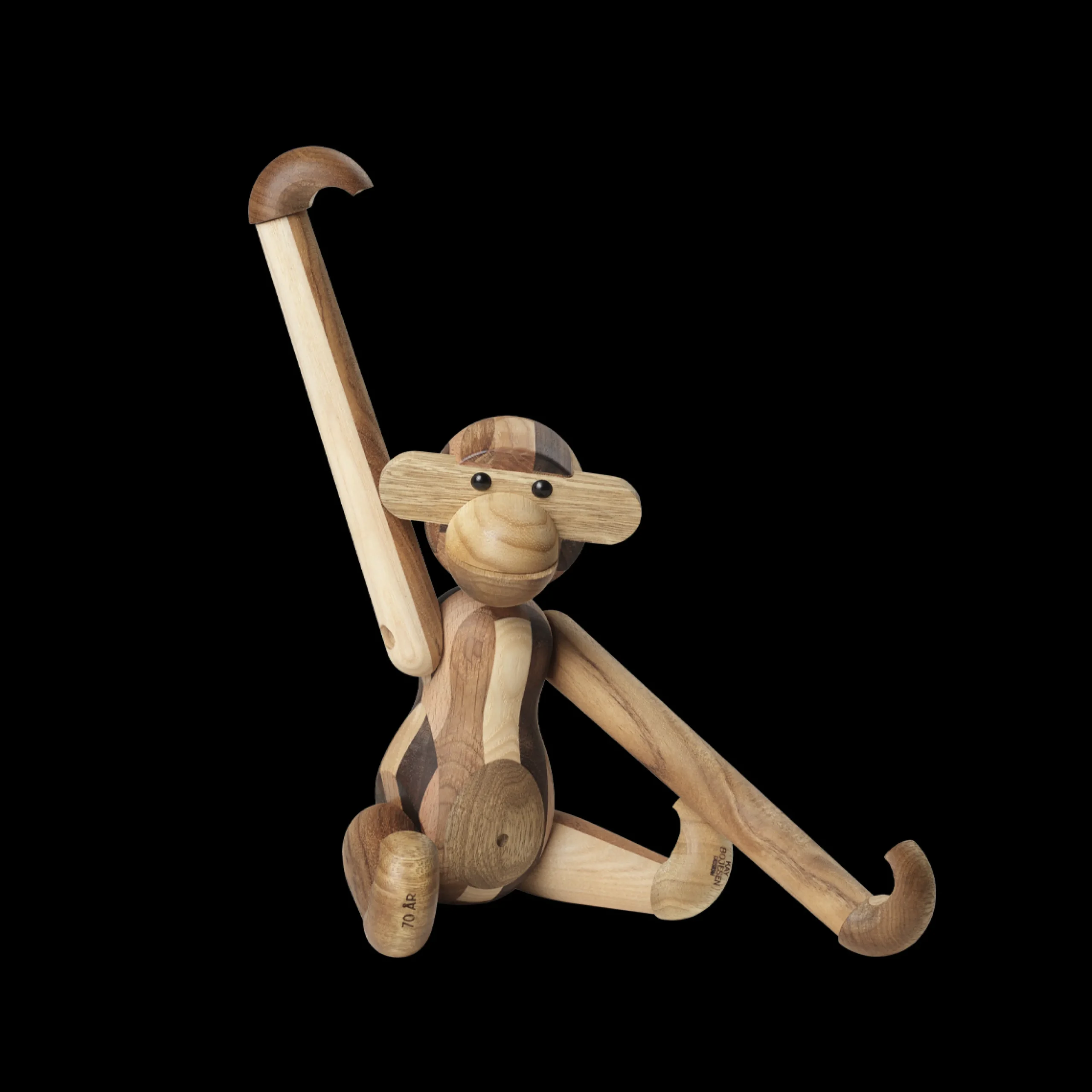 Online Reworked jubilæum Abe mellem i træ | Køb her Træfigurer & Skulpturer