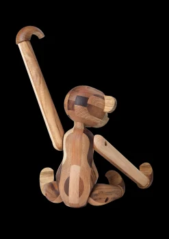Online Reworked jubilæum Abe mellem i træ | Køb her Træfigurer & Skulpturer