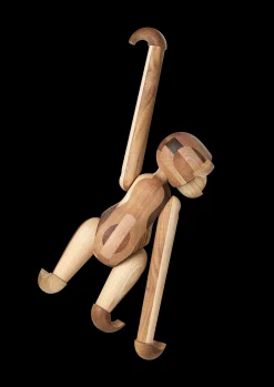 Online Reworked jubilæum Abe mellem i træ | Køb her Træfigurer & Skulpturer