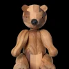New Reworked jubilæum Bjørn stor i træ | Køb her Træfigurer & Skulpturer