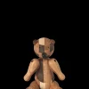 Sale Reworked jubilæum Bjørn lille i træ | Køb her Træfigurer & Skulpturer