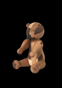 Sale Reworked jubilæum Bjørn lille i træ | Køb her Træfigurer & Skulpturer