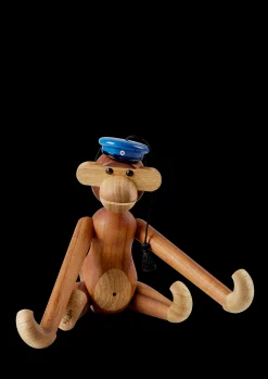 Clearance Russelue lille i blå fra serien Figurines Træfigurer & Skulpturer