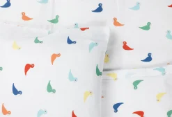 Sengetøj Sangfugl junior 100x140 multi | Køb her Børn Baby- & Juniorsengetøj|Baby- & Juniorsengetøj