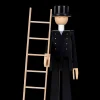 Outlet Skorstensfejer H20.5 i sort fra serien Figurines Træfigurer & Skulpturer