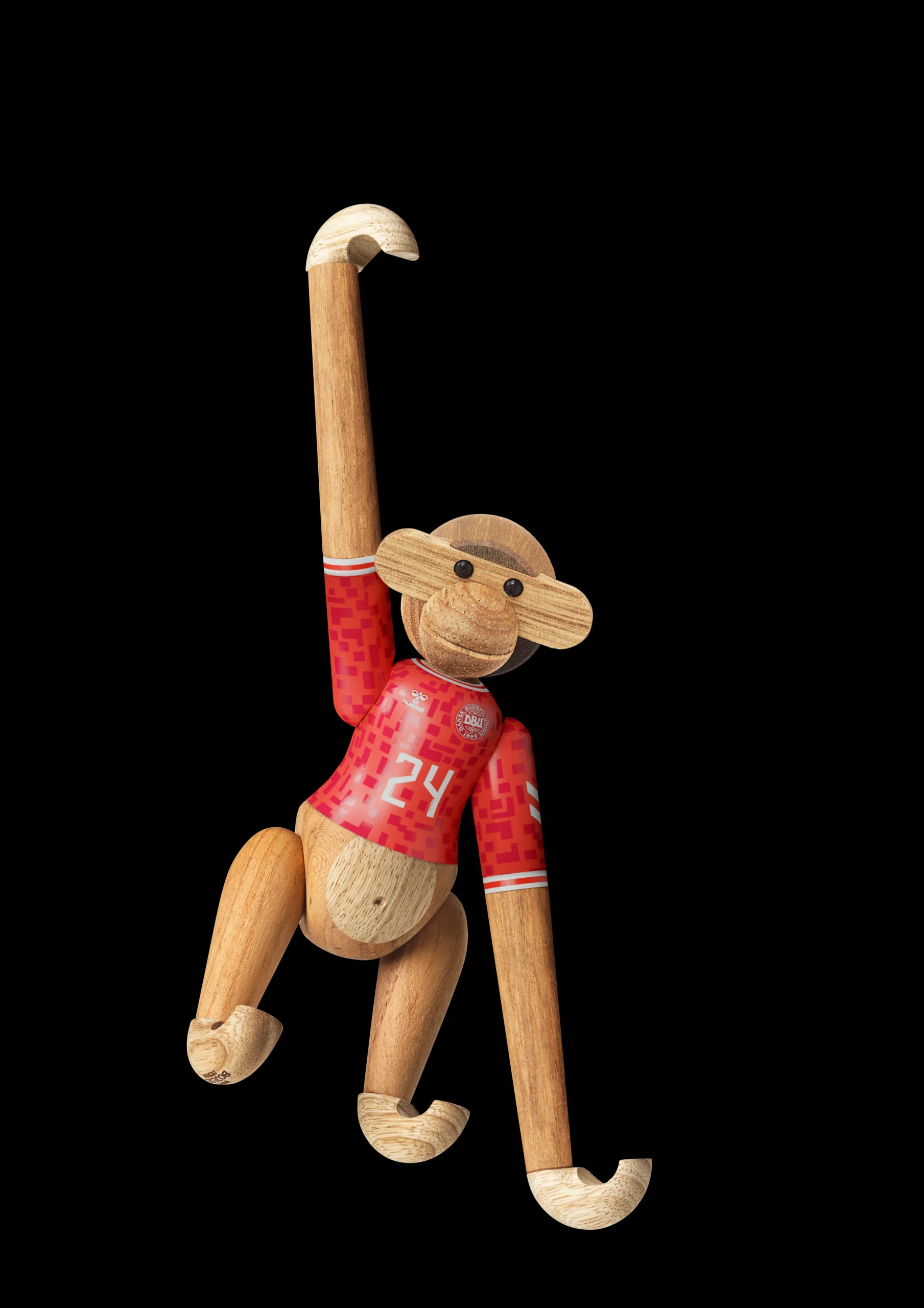New x DBU Abe Herre 2024 mini teak/limba | Køb her Træfigurer & Skulpturer