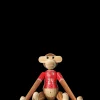 x DBU Abe Herre 2024 lille teak/limba | Køb her Træfigurer & Skulpturer