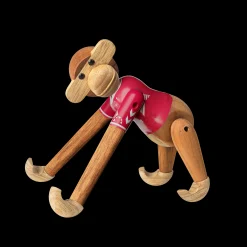Online x DBU Abe Kvinde 2024 lille teak/limba | Køb her Træfigurer & Skulpturer