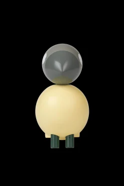 Year Bird Bella 2025 H12.5 cm creme/grå Nyheder|Træfigurer & Skulpturer