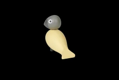 Year Bird Bella 2025 H12.5 cm creme/grå Nyheder|Træfigurer & Skulpturer