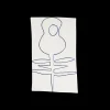 Hot blomst 27x44cm i hvid fra serien Relief | Køb her Børn Plakater Og Postkort|Børneplakater
