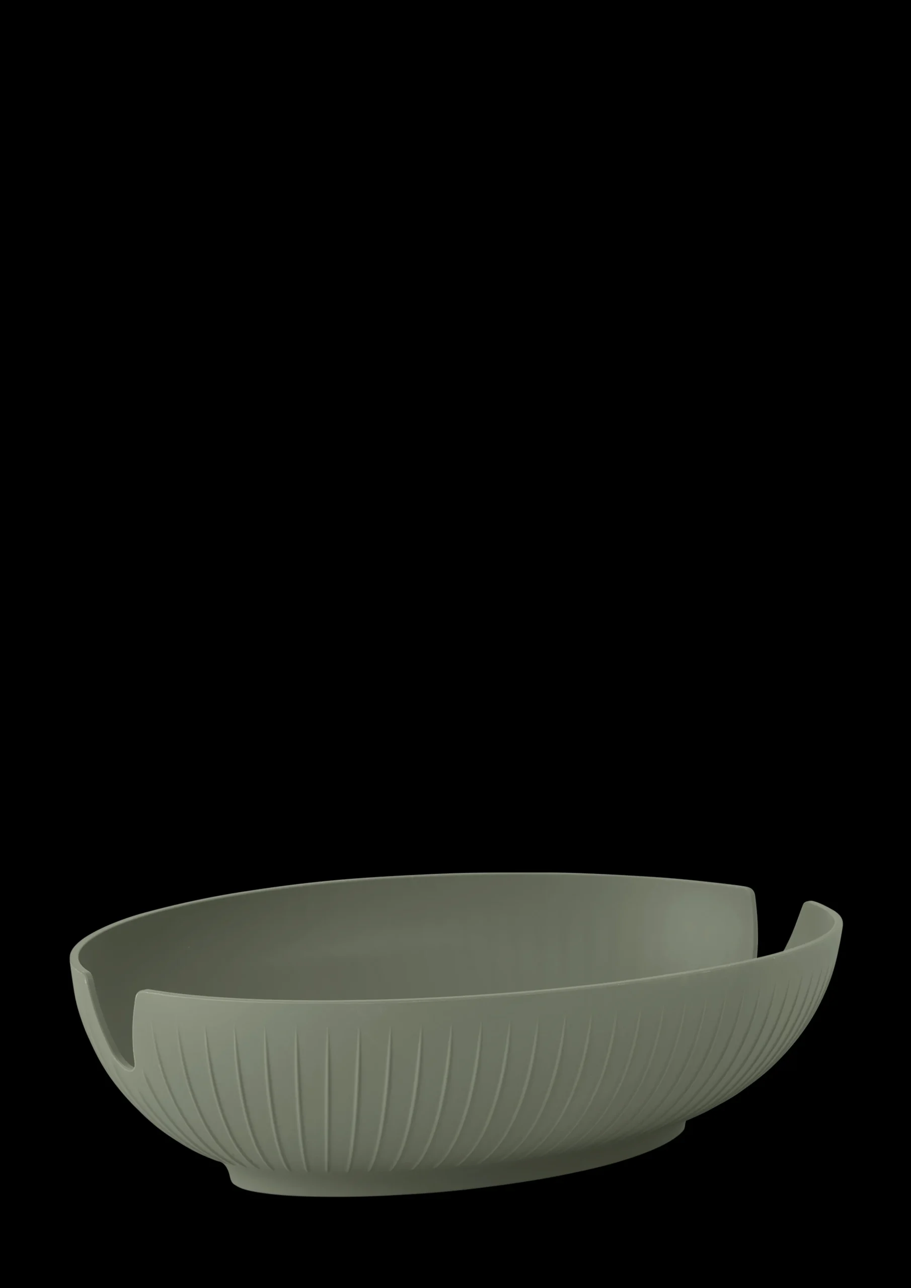 New Brødkurv 29.5x20 cm i grøn fra serien Hammershøi Serveringsskåle|Brødkurve Og Bakker