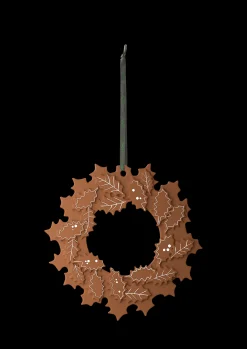 Discount Gingerbread Julekrans Ø18.5 cm brun | Køb nu Julepynt|Julepynt