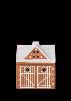 Best Gingerbread Lyshus Julestald H11.5 brun | Køb nu Lysestager & Stearinlys|Lyshuse