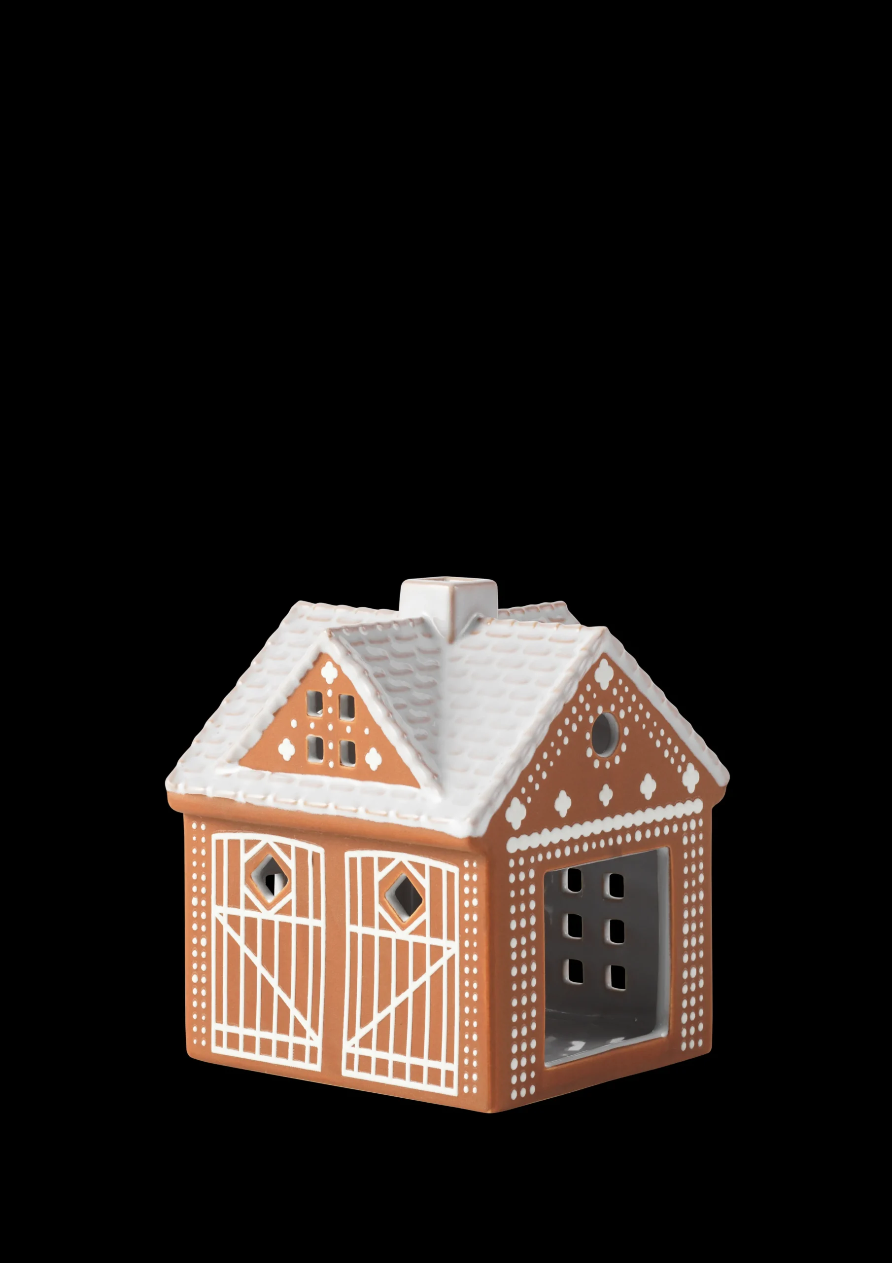 Best Gingerbread Lyshus Julestald H11.5 brun | Køb nu Lysestager & Stearinlys|Lyshuse