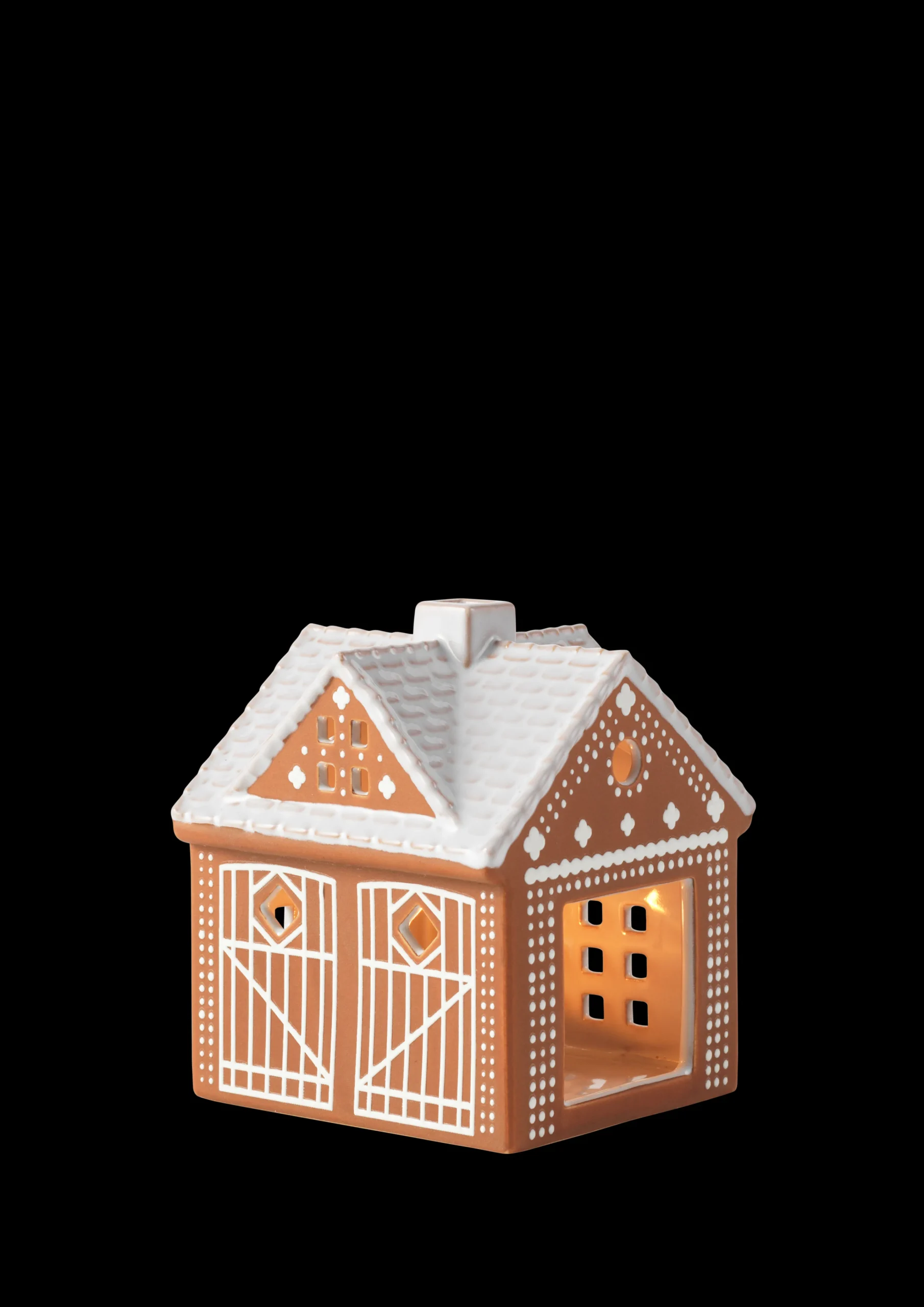 Best Gingerbread Lyshus Julestald H11.5 brun | Køb nu Lysestager & Stearinlys|Lyshuse