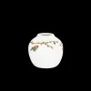 Hammershøi Christmas Vase H13 hvid m. deko | Køb her Vaser & Urtepotteskjulere