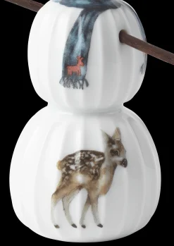 Outlet Hammershøi Christmas Snemand H11.5 hvid m. deko Julepynt|Julepynt