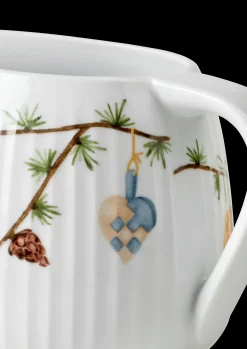 Sale Hammershøi Christmas Saucekande 66 cl hvid m. deko Sovsekander