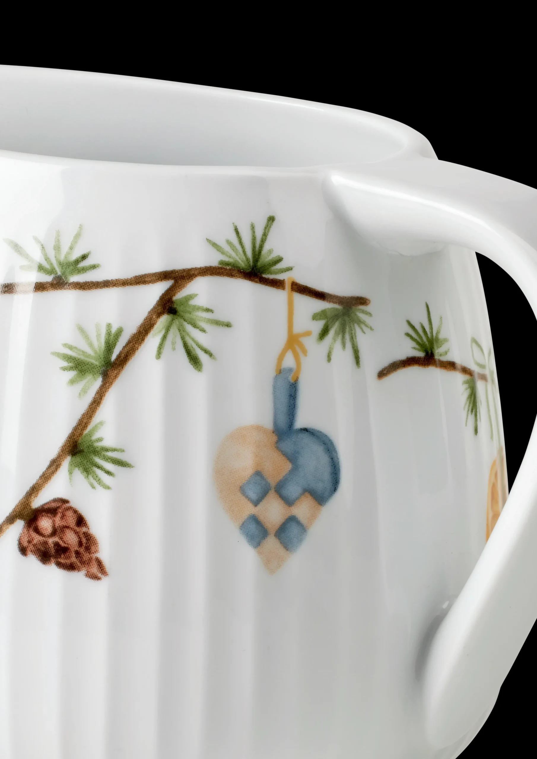 Sale Hammershøi Christmas Saucekande 66 cl hvid m. deko Sovsekander