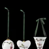 New Hammershøi Christmas juleornamenter hvid m. deko Julepynt|Julepynt