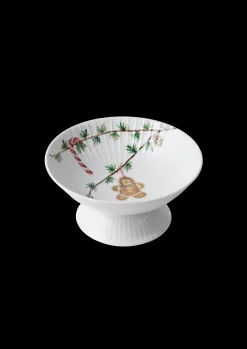 Outlet Hammershøi Christmas Opsats Ø16 cm hvid m. deko Kagefad & Etagere|Julestel & Borddækning