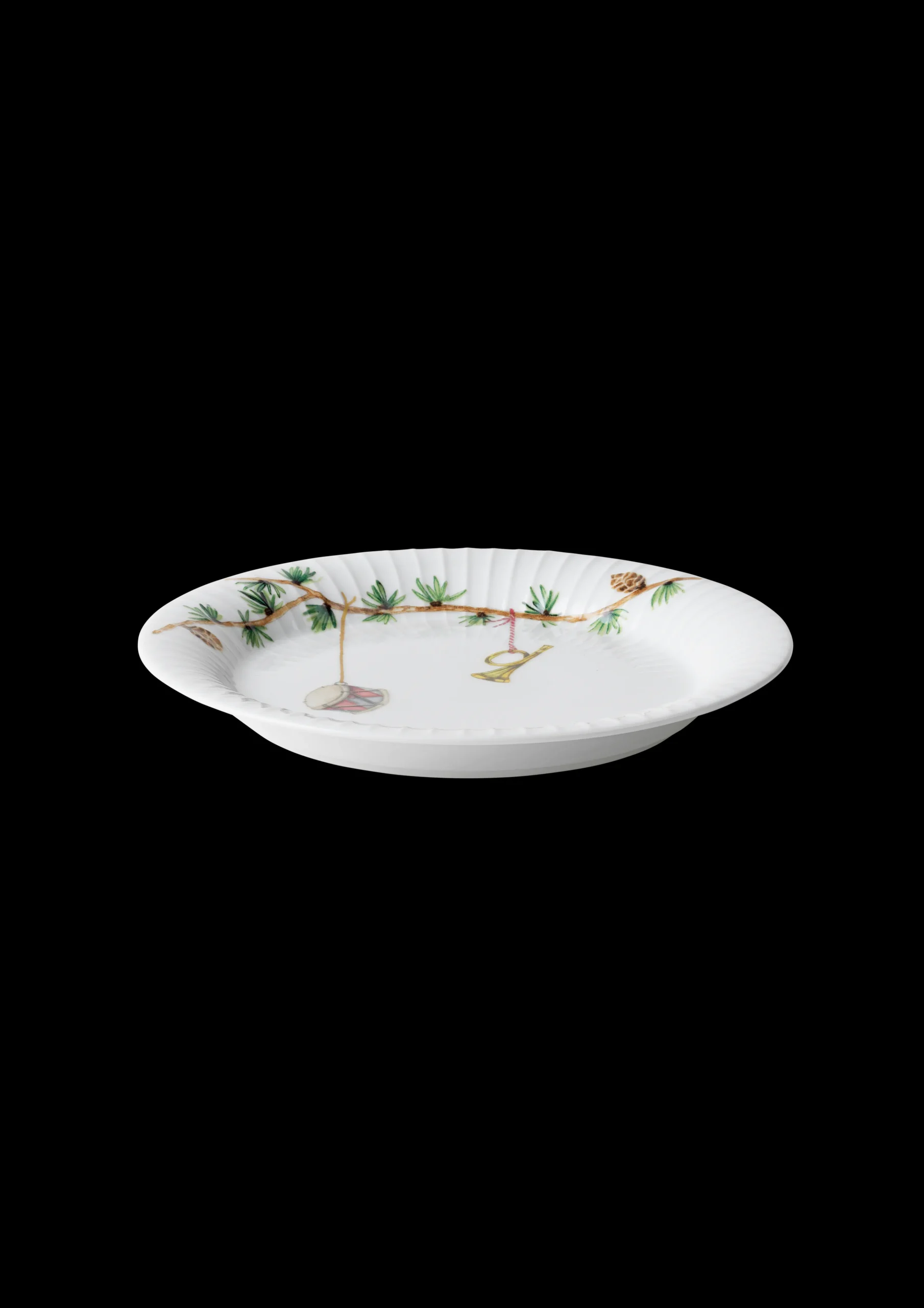 Sale Hammershøi Christmas Tallerken Ø19 cm hvid m. deko Desserttallerkener Og Isasietter|Stel