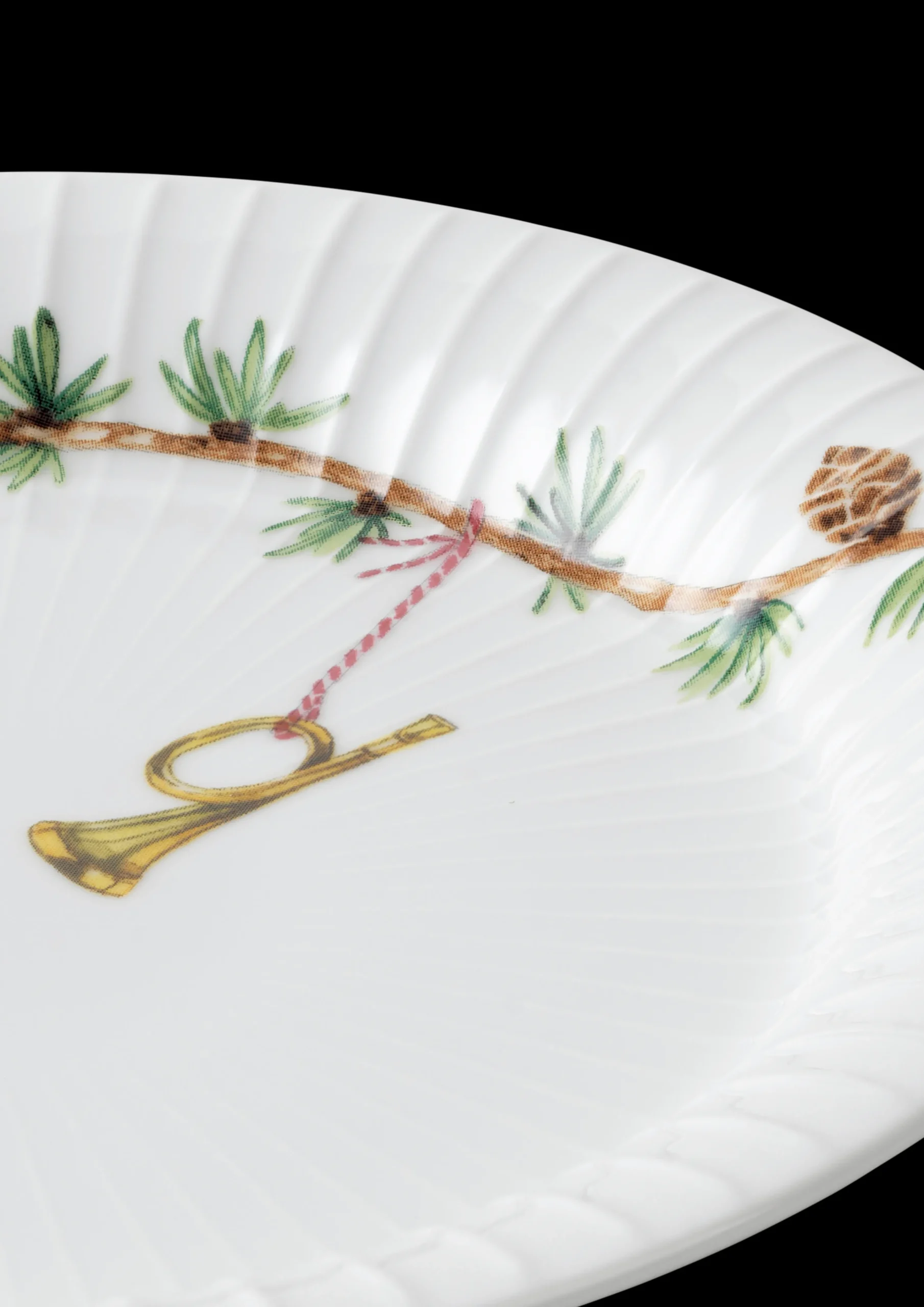 Sale Hammershøi Christmas Tallerken Ø19 cm hvid m. deko Desserttallerkener Og Isasietter|Stel
