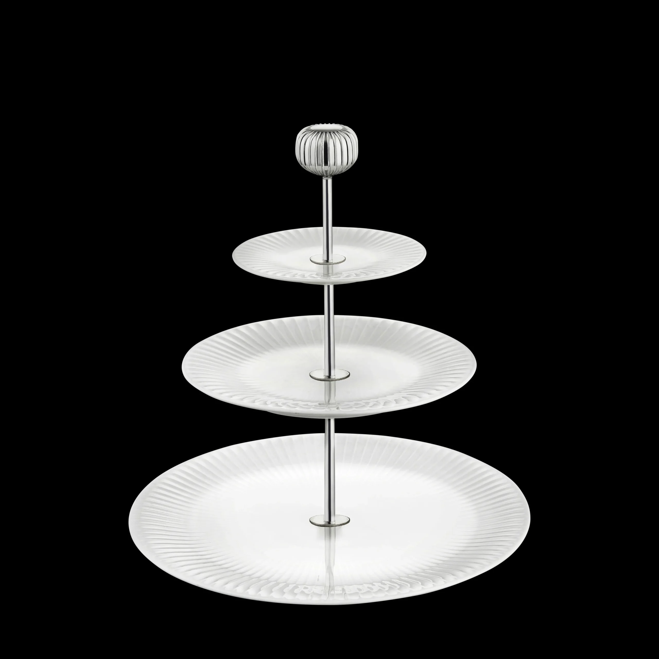 New Hammershøi Etagere Ø28 cm hvid (18004) | Køb her Kagefad & Etagere