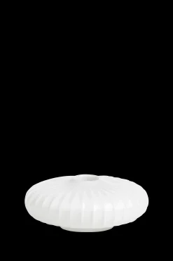 Outlet Hammershøi Lysestage rund Ø11.5 cm hvid - Køb her Lysestager & Stearinlys|Kronelysestager