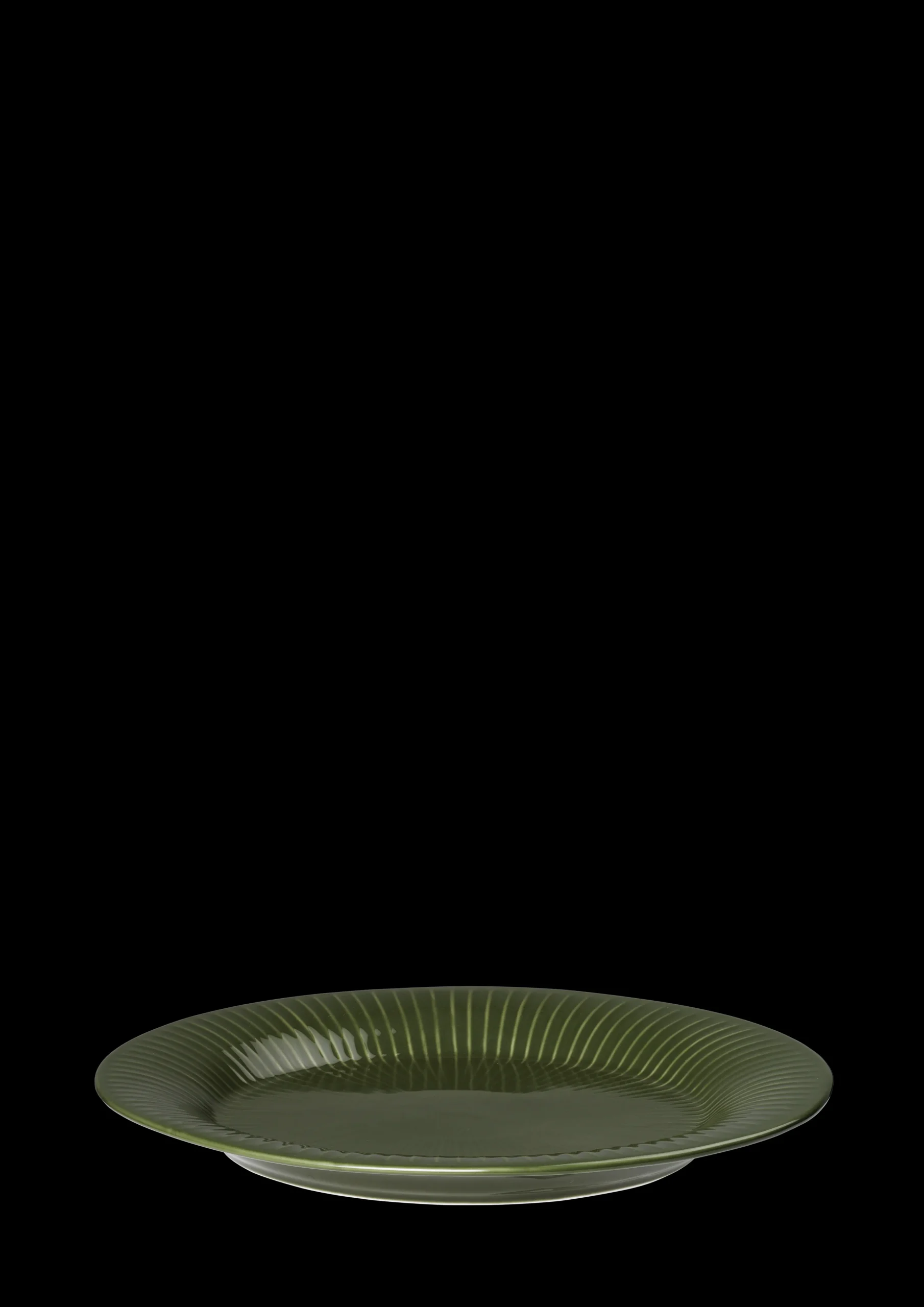 New Hammershøi Ovalt bordfad 28.5x22.5 mørk grøn Serveringsfade