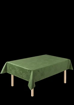 Discount Hammershøi Poppy Damaskdug 150x270 cm grøn | Køb her Duge|Duge
