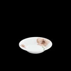Discount Hammershøi Poppy Dyb tallerken hvid m. deko | Køb her Dybe Tallerkener|Stel