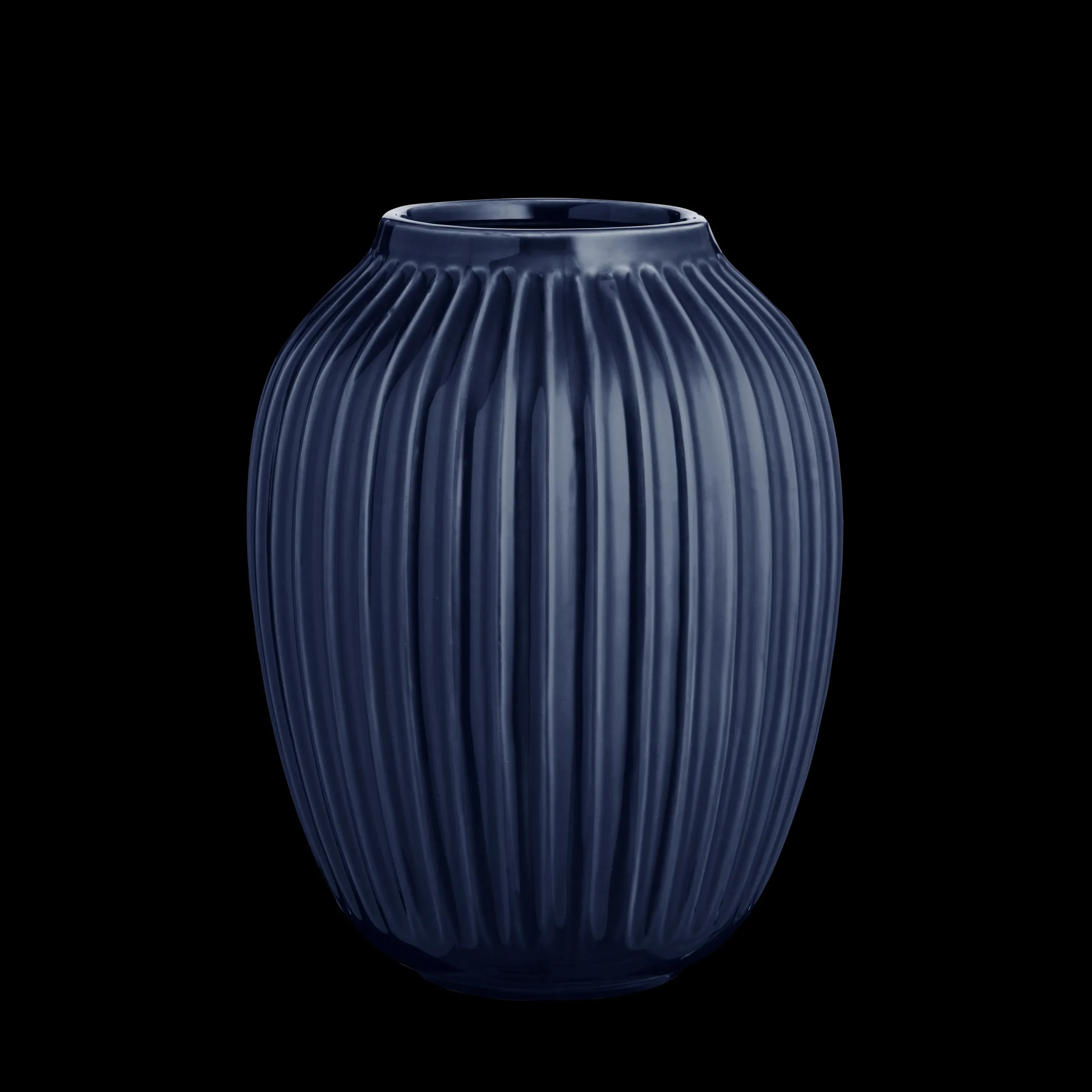 Clearance Hammershøi Vase H25.5 indigo (18186) | Køb her Vaser & Urtepotteskjulere