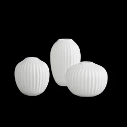 Clearance Hammershøi Vase miniature hvid 3 stk. | Køb her Vaser & Urtepotteskjulere