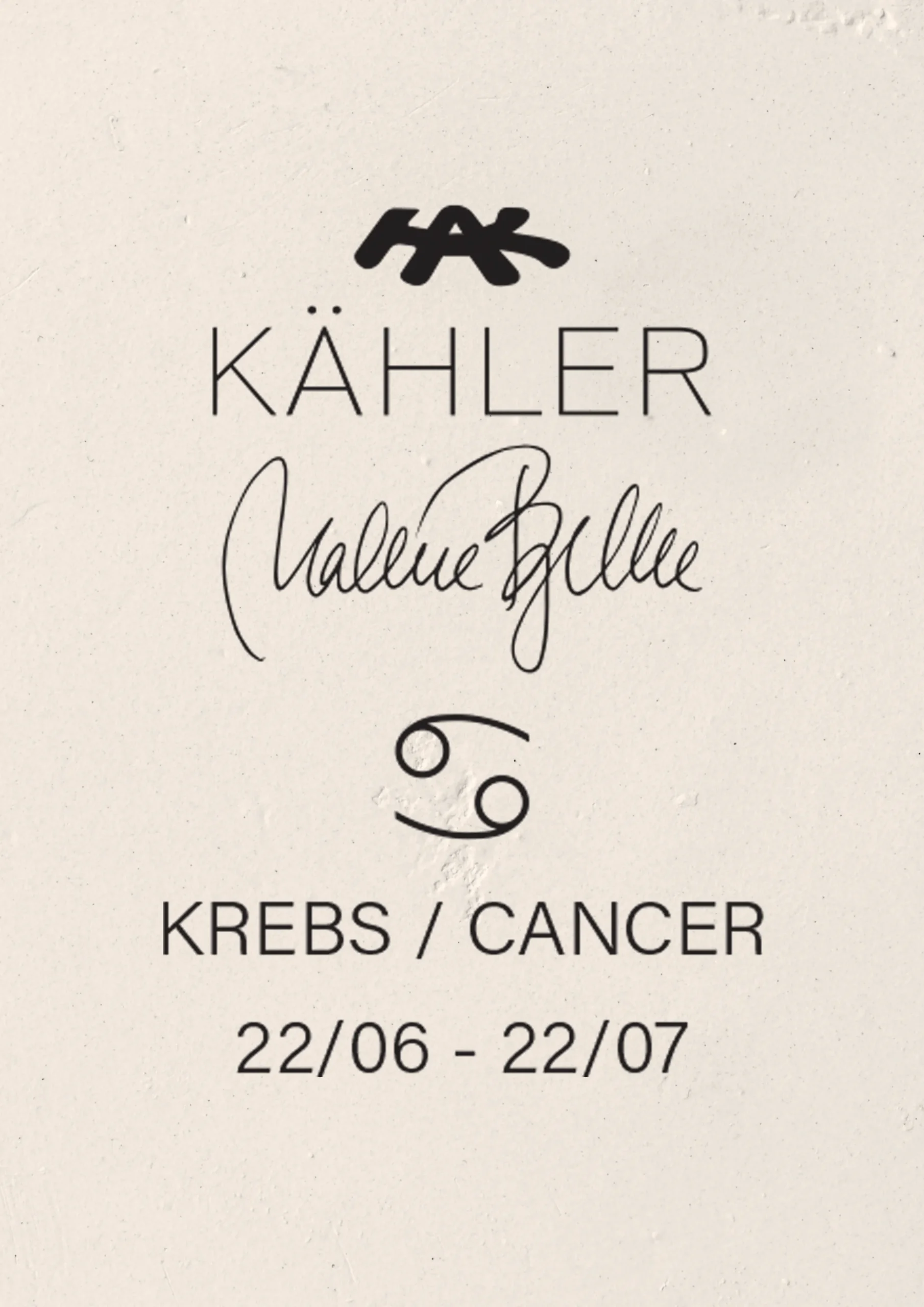 Clearance Krebs H16 i hvid fra serien Astro | Køb her Stjernetegnsfigurer|Træfigurer & Skulpturer
