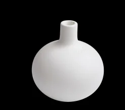 Outlet Lysestage H16.5 cm i hvid fra serien Globo | Køb her Lysestager & Stearinlys|Kronelysestager